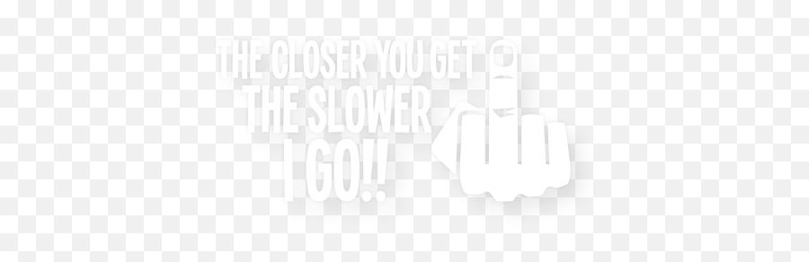 Closer You Get Sticker 210mm Slower Tailgater Middle Finger - Facebook Cover Photo Quotes Png,Middle Finger Logo