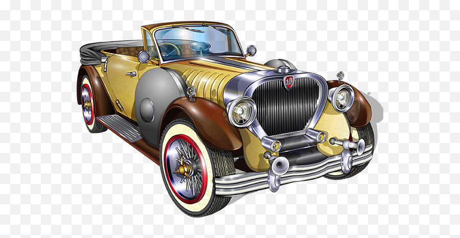Yellow Jalopy Car Png Official Psds - Poster On Car Advertisement,Classic Car Png