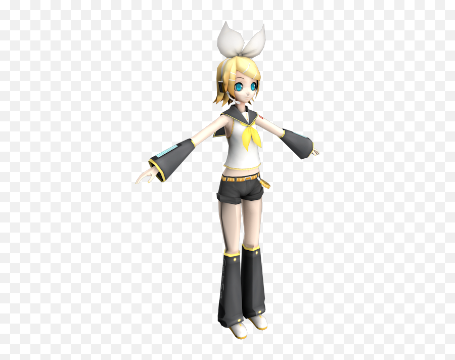 Project Diva Extend - Kagamine Rin Model Png,Rin Kagamine Icon