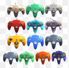 Refurbished Gaming Controllers - Playstation Xbox Nintendo Gamepad N64 Original png