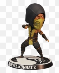 Mortal Kombat - Scorpion Bobble Head Mortal Kombat Scorpion Figurine 6 Inche Png,Scorpion Mortal Kombat Png