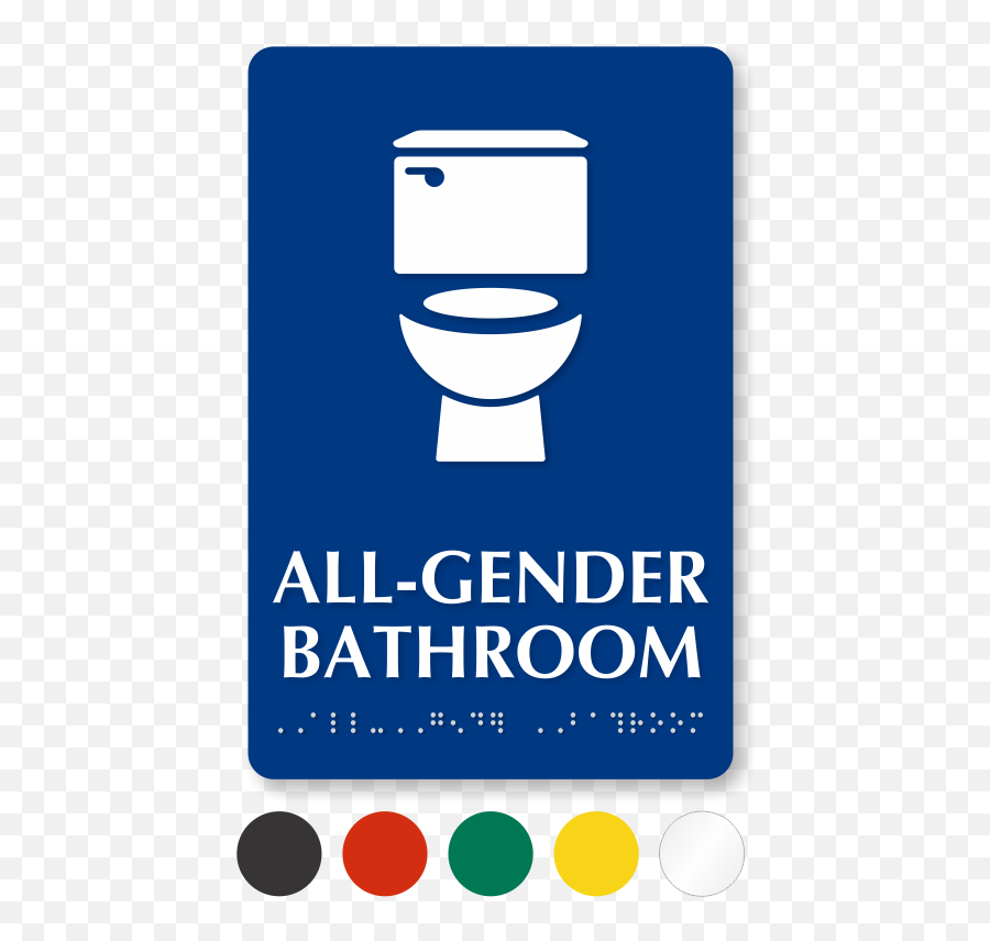 All - Gender Bathroom Sintra Restroom Sign With Braille Sku Sign Png,Bathroom Sign Png