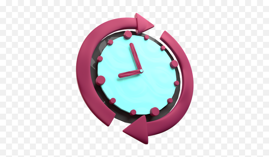 Time Icon - Download In Line Style Girly Png,Time Clock Icon