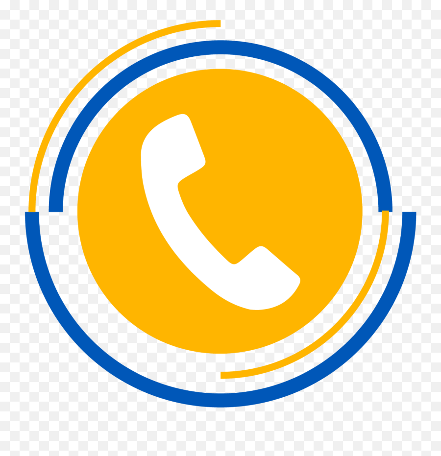 Contact Us - Dot Png,Phone Icon In Yellow Color