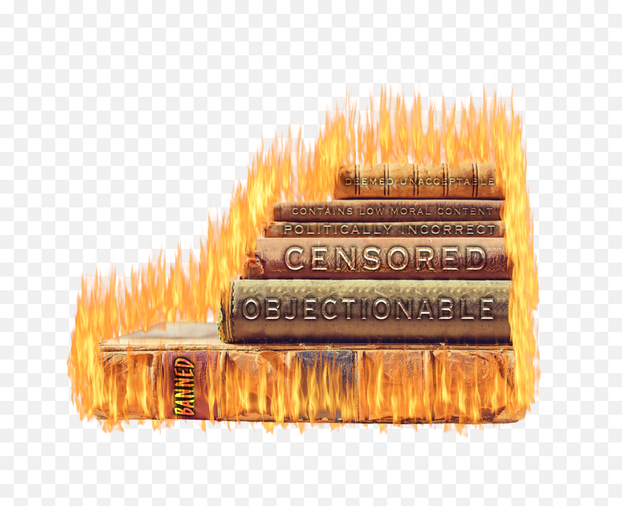 The Last Book - Book Burning Png,Censored Bar Png