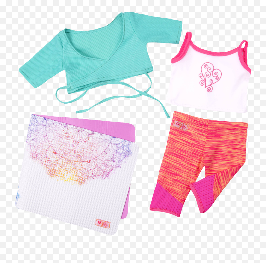 Happy Sun Salute Yoga Outfit For 18 - Inch Dolls Our Our Generation Clothes Png,Happy Sun Png