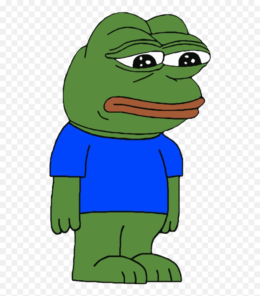 Sad Pepe The Frog Transparent - Pepe The Frog Sad Png,Sad Transparent