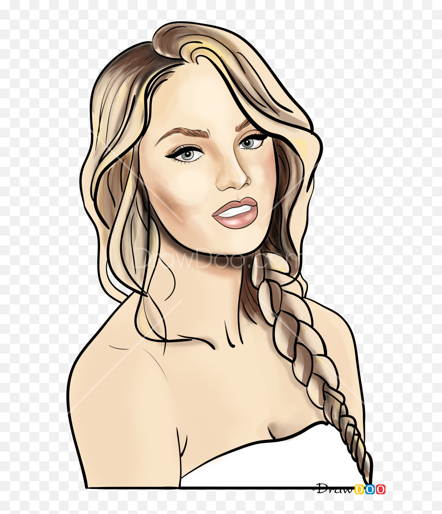How To Draw Candice Swanepoel Supermodels - Sketch Png,Candice Swanepoel Png