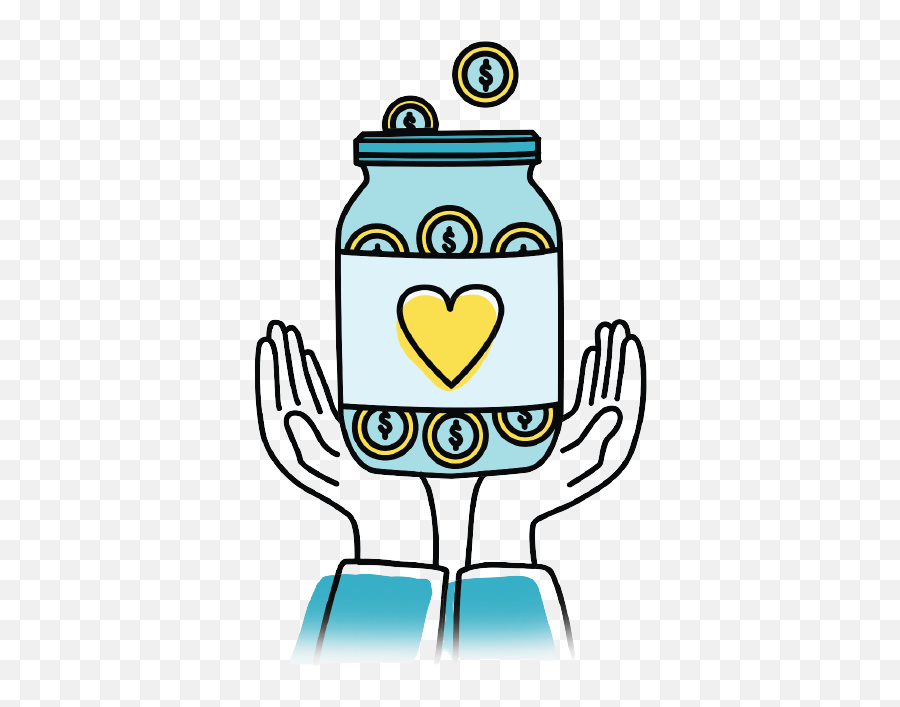 Punyastory - Donation Cartoon Png,Change Jar Icon