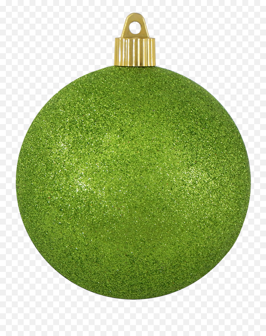 Large Commercial Shatterproof Plastic Glitter Ball Christmas Ornament - Round Christmas Ornament Png,Christmas Ornaments Png