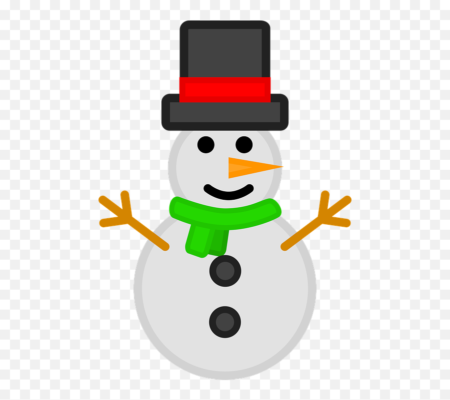 Snowman Snow Winter - Free Vector Graphic On Pixabay Happy Png,Snowman Icon Free
