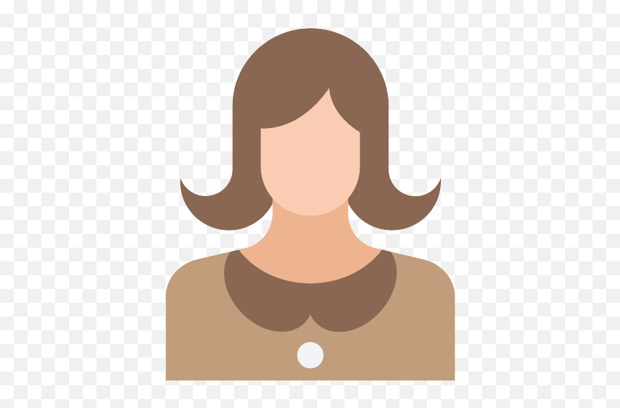 Female Silhouette Symbol Vector Svg Icon - Png Repo Free Png Hair Design,Woman Icon