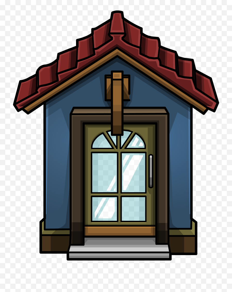 Cozy Blue Door New Club Penguin Wiki Fandom - Cozy Blue Door Png,Doorway Icon