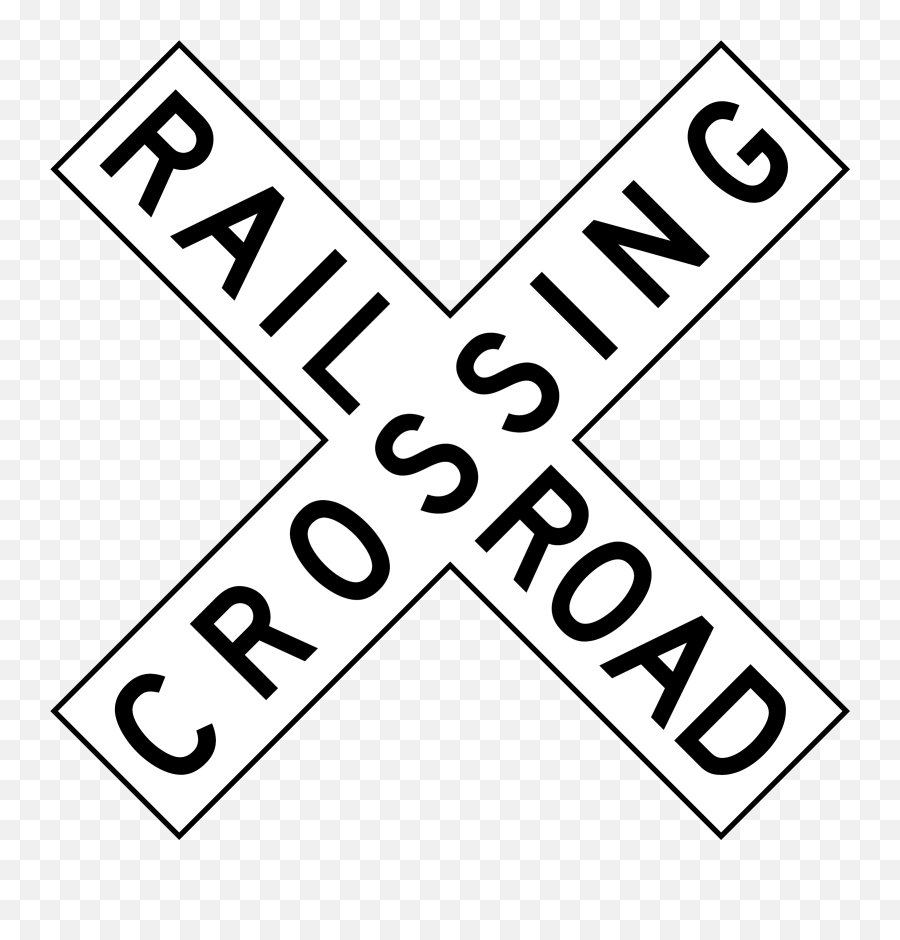Railway Railroad Icon - Clip Art Library Railroad Crossing Clip Art Png,Railway Icon
