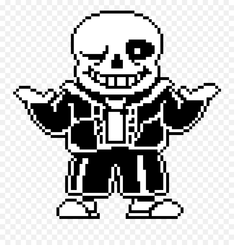 Editing Sans Shrug Base - Free Online Pixel Art Drawing Tool Sans Undertale Png,Sans Undertale Icon