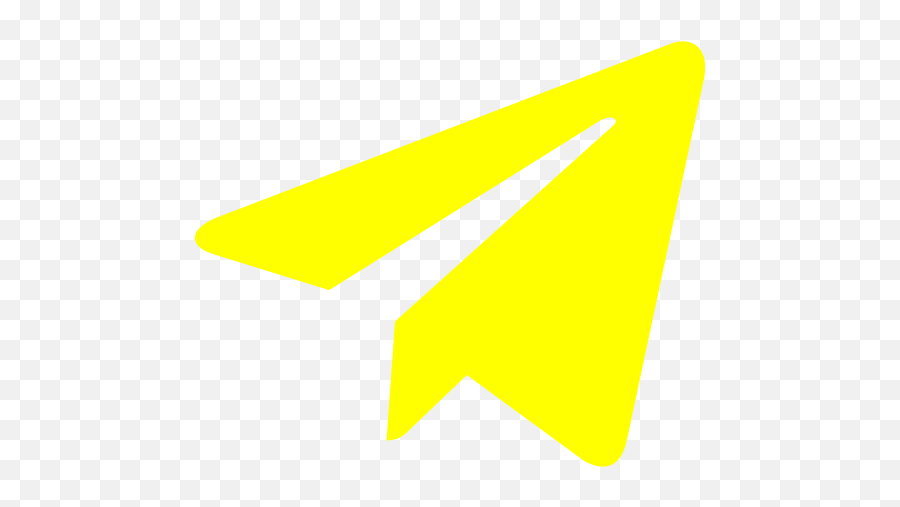 Yellow Telegram Icon - Free Yellow Social Icons Png,Hd Icon Png