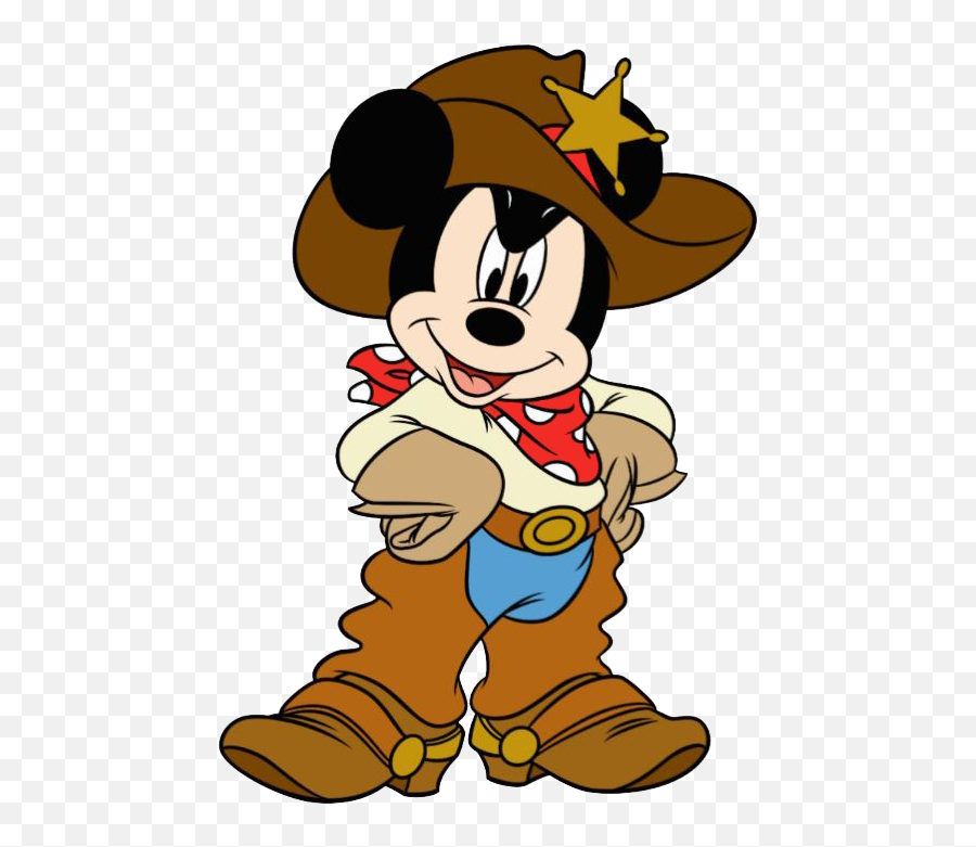 Download Cowboy Clipart Png - Mickey Mouse Cowboy,Cowboy Png
