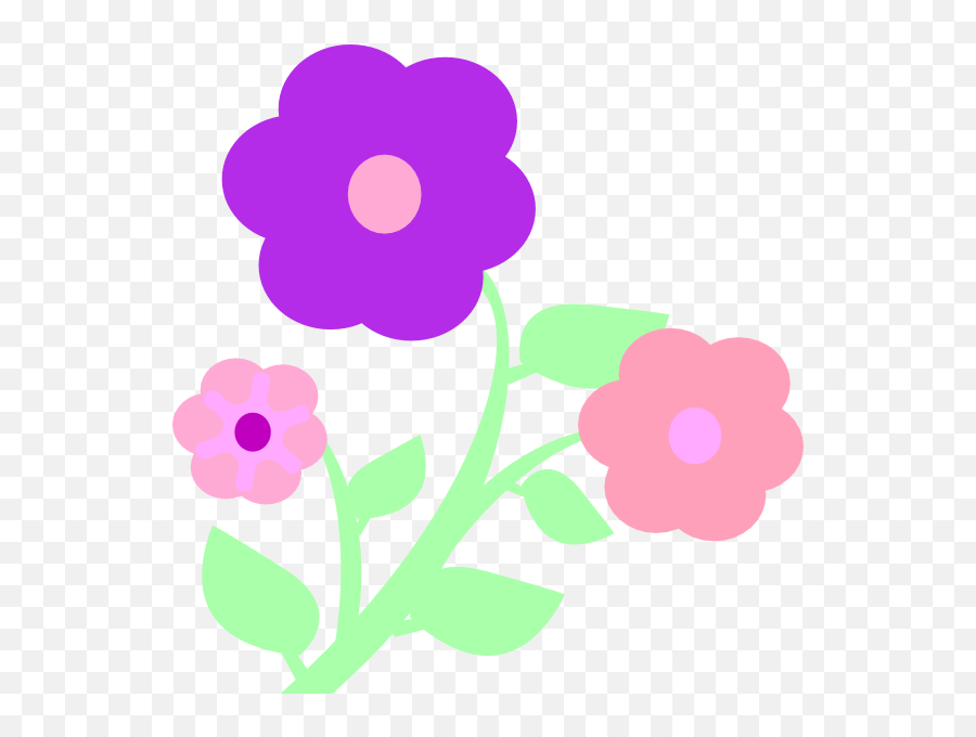 Flowers Clipart Pastel - Pastel Flowers Clip Art Png,Pastel Flowers Png