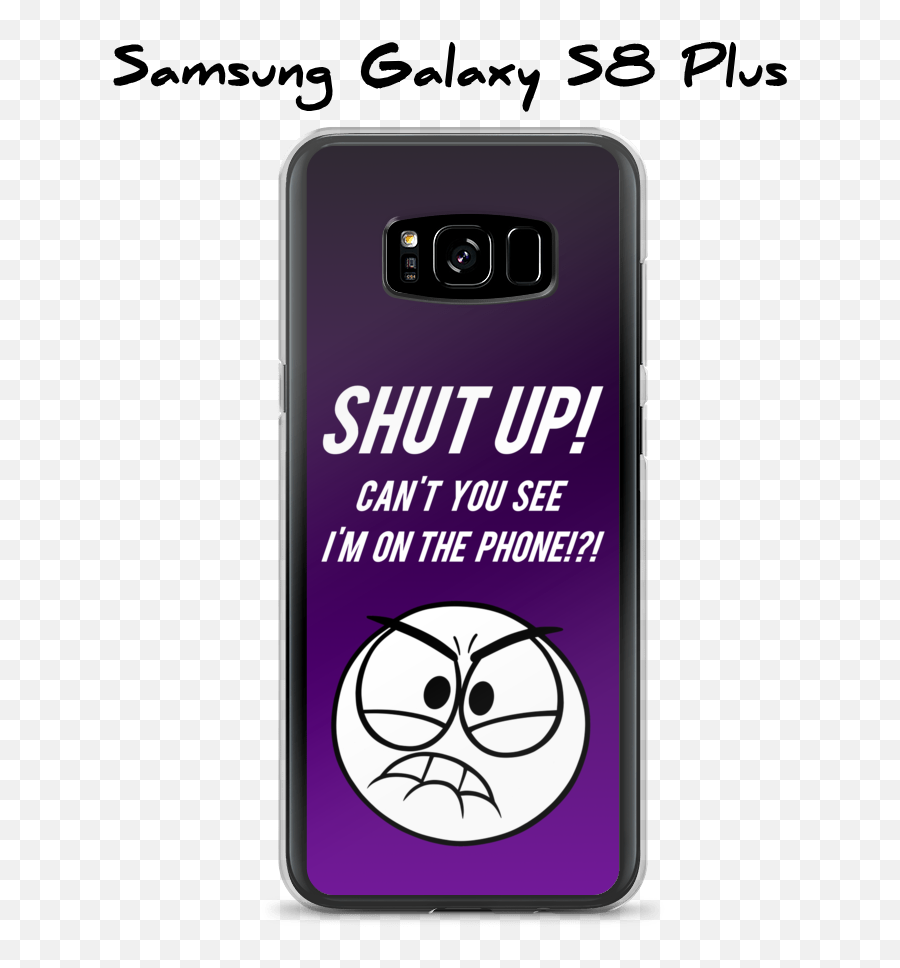 Purple Shut Up Case Dood The Doodle - Smartphone Png,Samsung Galaxy S8 Png