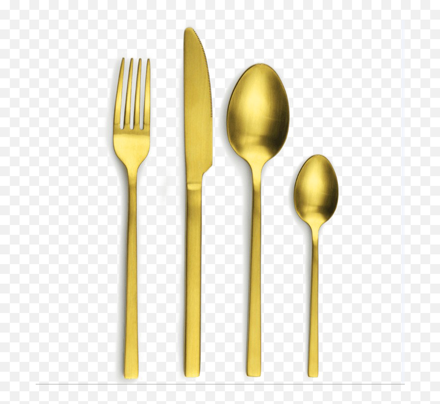 Rose Gold Fork Png Transparent Image Arts - Gold Spoon And Fork Png,Fork Png