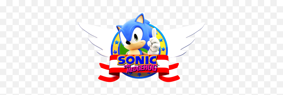 Sonic 1 Logo - Classic Sonic The Hedgehog Logo Png,Sonic 1 Logo