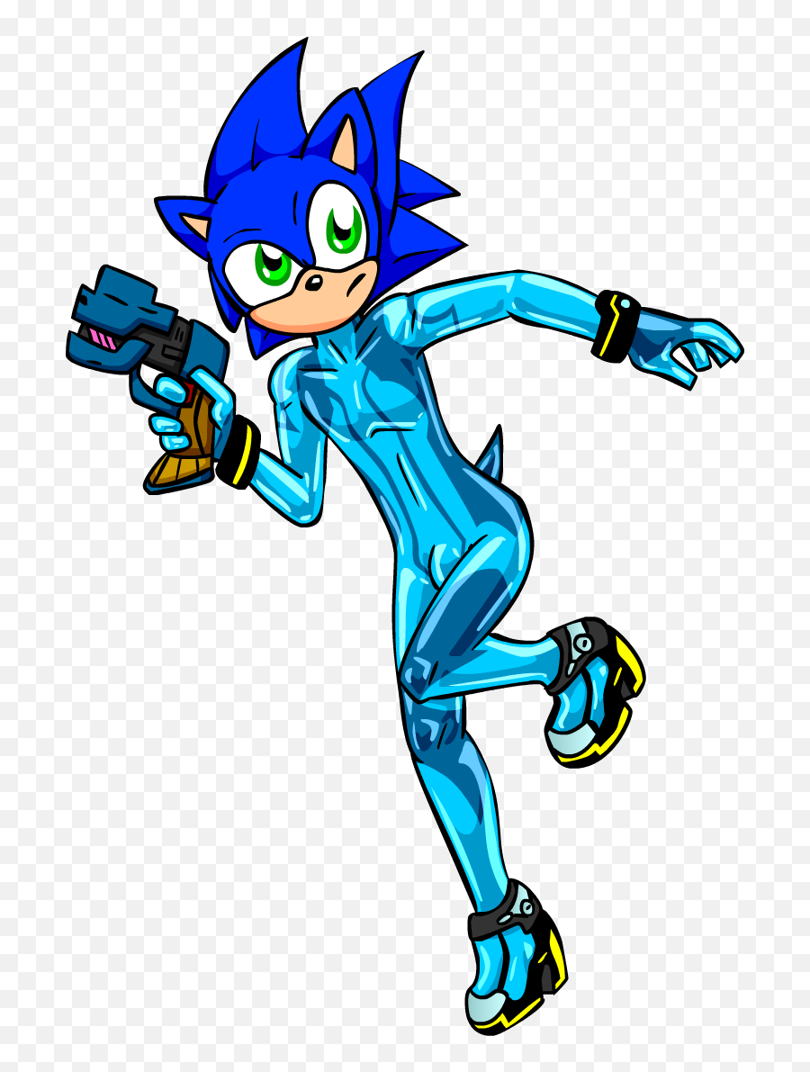 Zero Suit Sonic Full Size Png Download Seekpng - Zero Suit Samus Sonic,Zero Suit Samus Png