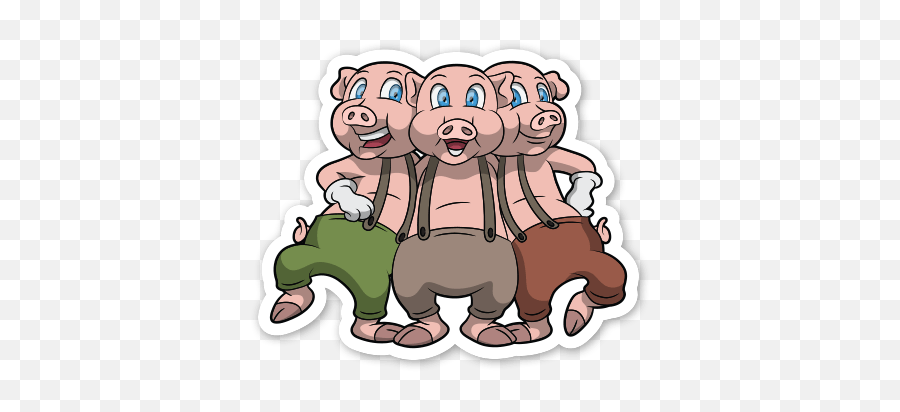 Download Free Png Three Little Pigs Hd - Plus Dlpngcom Three Little Pigs Art Graffiti,Pigs Png