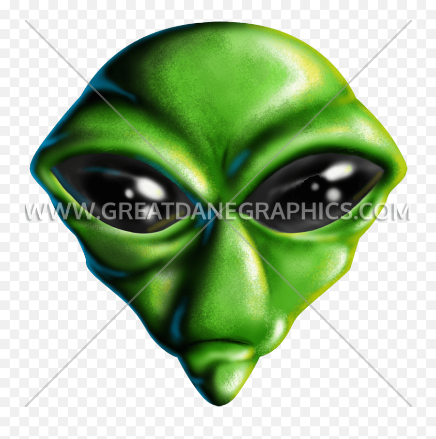 Alien Head Production Ready Artwork For T - Shirt Printing Face Mask Png,Alien Head Png