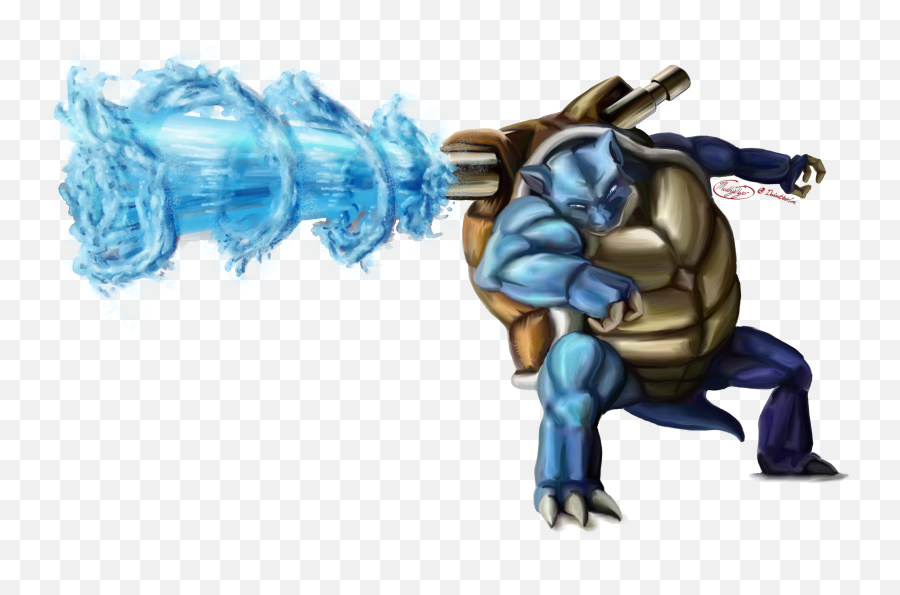 009 Blastoise Used Surf And Hydro Png