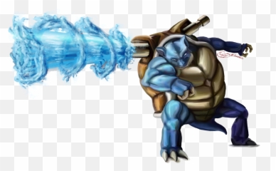 009 Blastoise Used Surf And Hydro Png