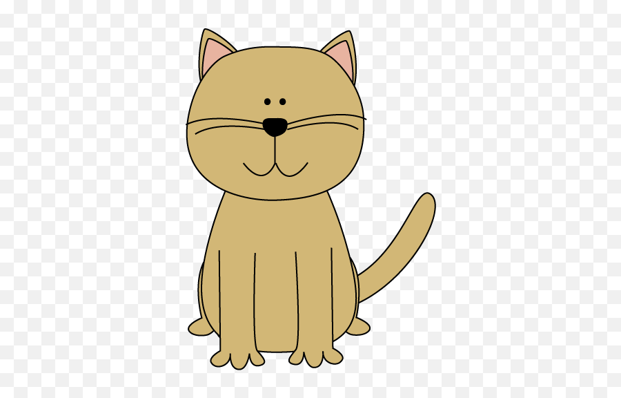 Download Hd Cute Cartoon Cat Clip Art - Cartoon Cat Images For Kids Png,Cartoon  Cat Png - free transparent png images 