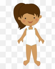 Girl Body Clipart Png - Cartoon Parts