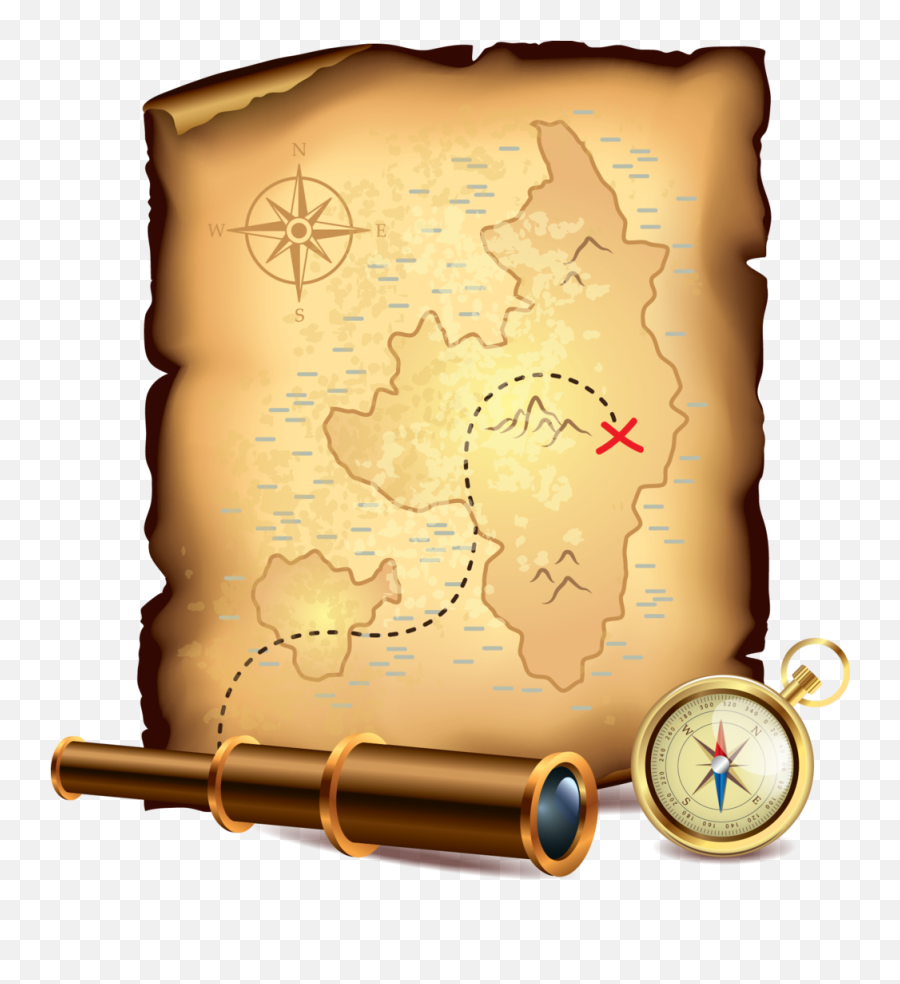 Piratas Del Sol - Treasure Map Png,Scroll Png
