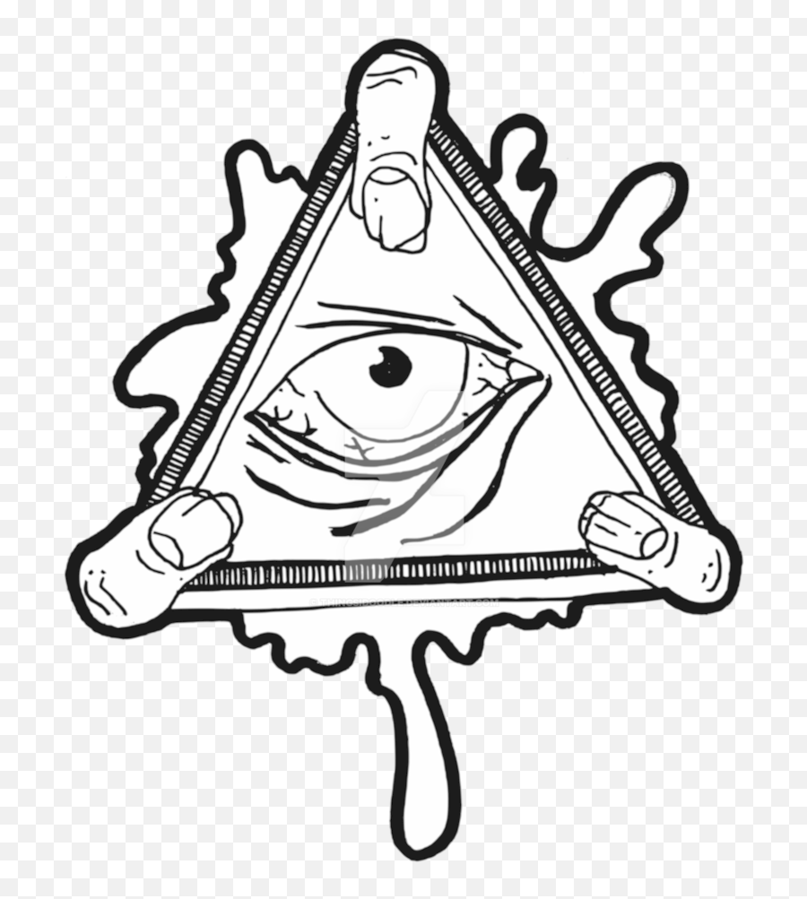 Illuminati Sticker Decal Clip Art - All Seeing Eye Png,All Seeing Eye Png