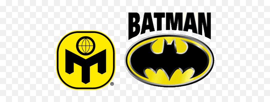 Mensa And Batman - Batman Logo And Words Png,Pictures Of Batman Logos