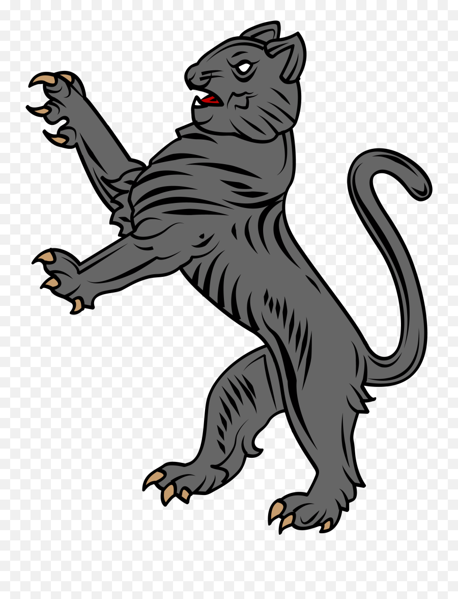 Mean Cat Clipart - Coat Of Arms Cat Png,Angry Cat Png