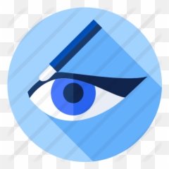 Eyeliner - Free beauty icons Circle png