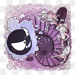 7 - The Curse Of Lavender Town U2014 20 Sided Stories Pokemon Lavender Town Art Png,Gastly Png