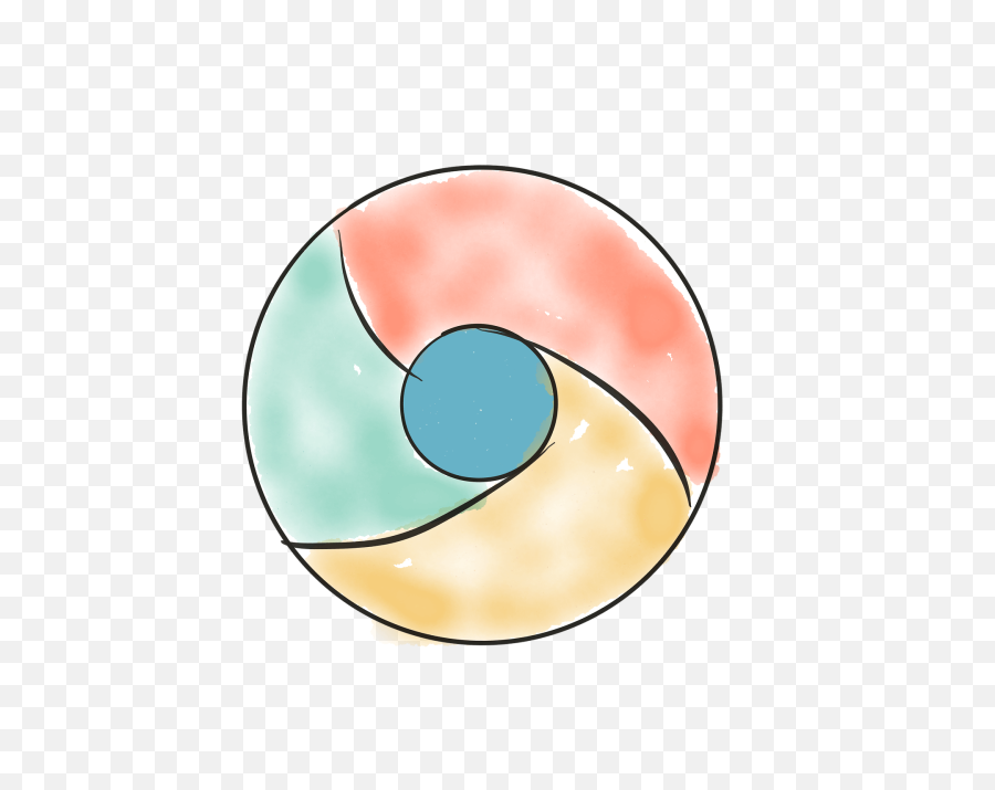 Download Free Photo Of Chromedoodlegooglesketchhand - Google Chrome Logo Doodle Png,Watercolor Logo