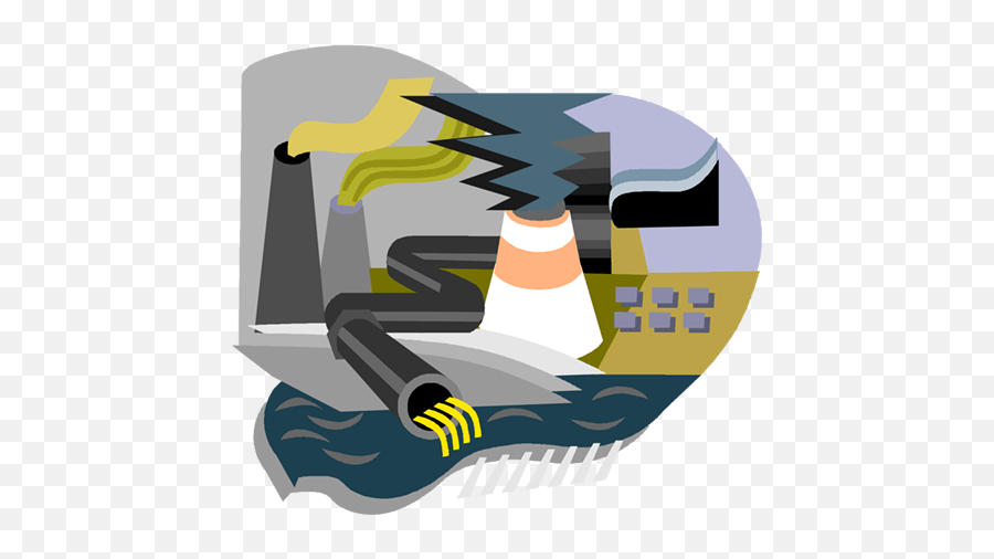 Industry Smoke Stacks Pollution Royalty Free Vector Clip - Png,Smoke Vector Png
