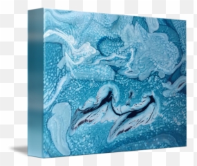 Blue Speckles By Brett Hudson - Art Png,Speckles Png