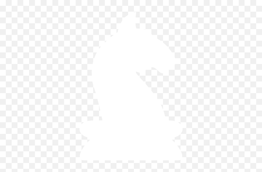 White Knight Icon - Free White Chess Icons White Chess Knight Icon Png,Knight Transparent Background