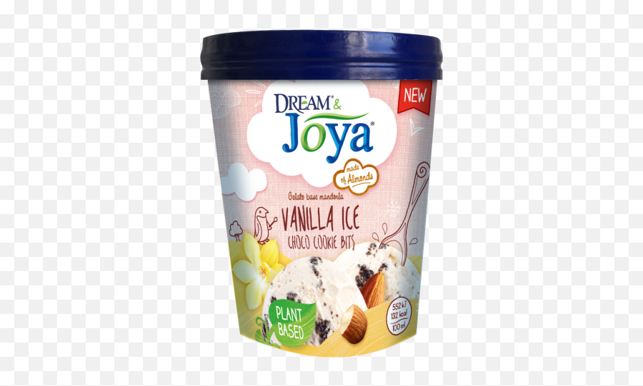 Dream U0026 Joya Almond Ice Cream Vanilla Choco Cookie Bits - Joya Eis Png,Vanilla Ice Cream Png