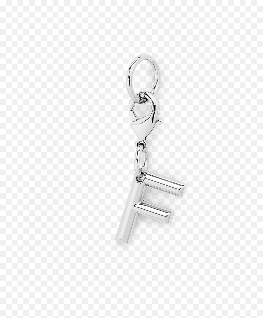 Charm Letter F - Body Jewelry Png,Letter F Png