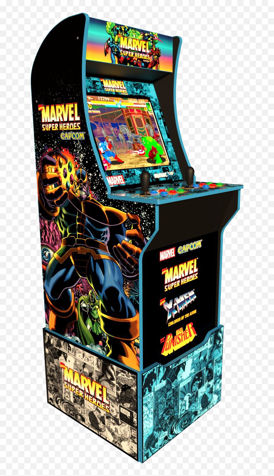 Retro Arcade Machine Png Clipart Mart - Arcade1up Marvel Super Heroes,Retro Png
