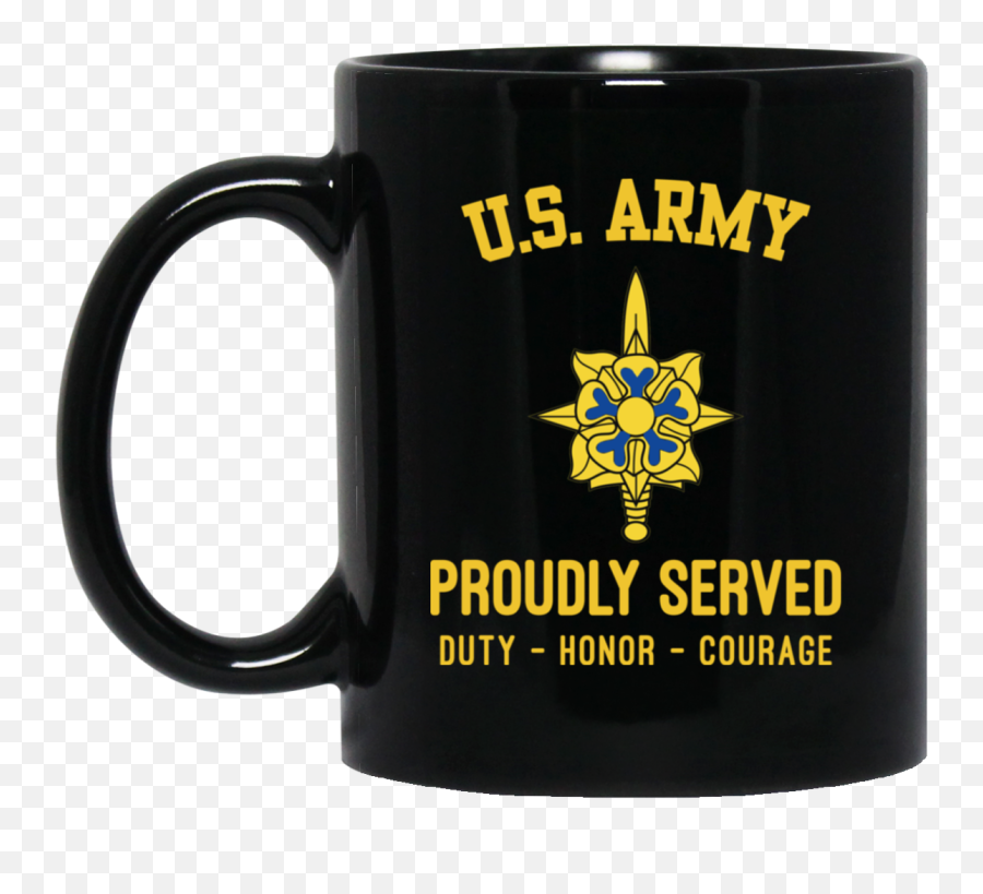 Us Army Intelligence Corps Branch 11 Oz Black Mug - May The Force Be With You Mug Png,Us Army Png