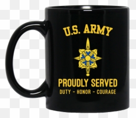 Us Army Intelligence Corps Branch 11 Oz Black Mug - May The Force Be With You Mug Png,Us Army Png