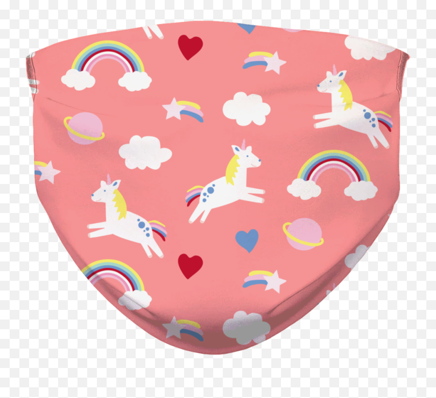 Face Masks Reusable Washable 7 Layers Cute Unicorn Pattern Adult And Kid Mask Germ Protection 2 Sublimation - Circle Png,Cute Unicorn Png