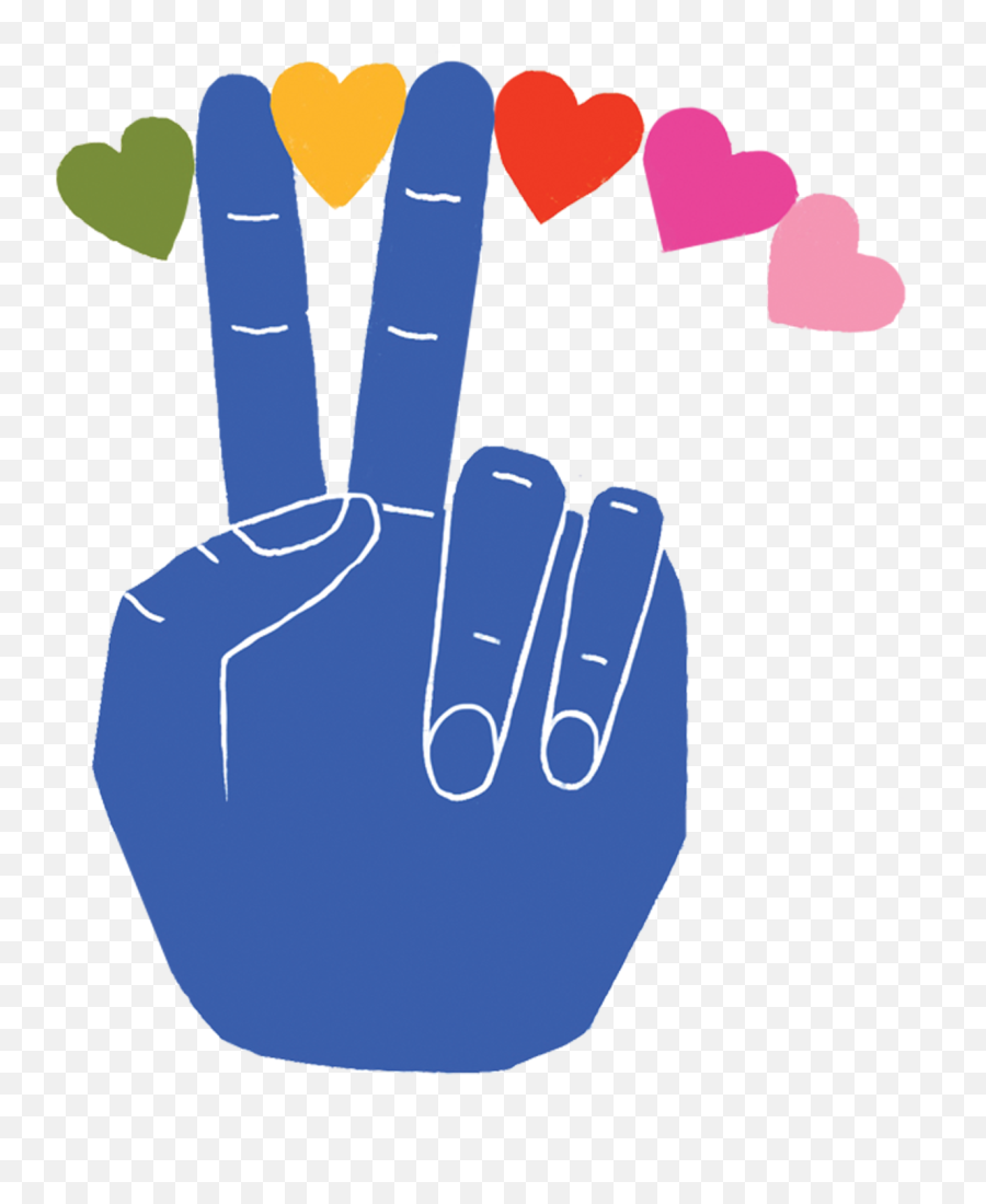 Peace And Love Temporary Tattoo - Peace And Love Png,Peace Hand Sign Png