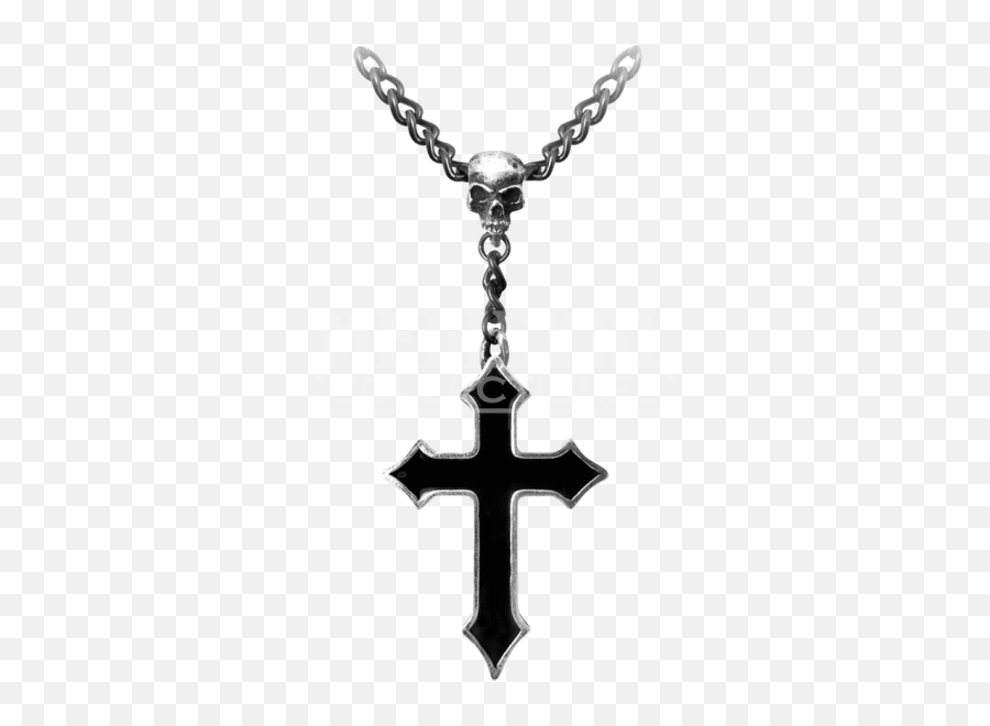 Cross Necklace Png - Cross Gothic Necklace,Cross Necklace Png